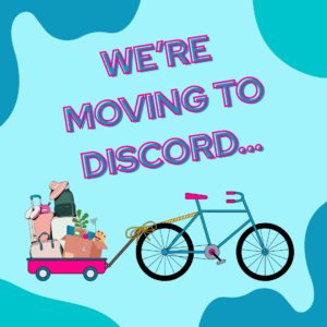 We're moving to Discord...